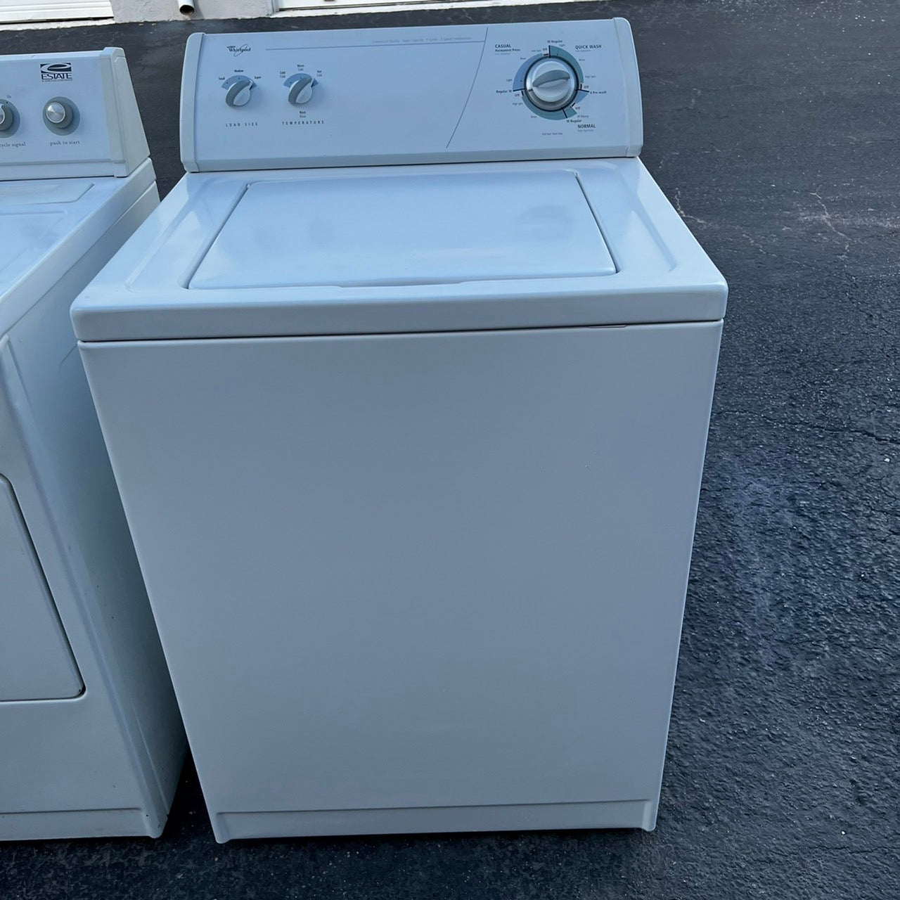 Whirlpool Washer and Estate Dryer Whirlpool Washer and Estate Dryer
